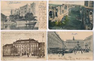 40 db RÉGI külföldi városképes lap / 40 pre-1945 European town-view postcards