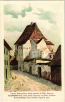 Segesvár, Schässburg, Sighisoara; Turnul Bugnarilor / Fassbinderturm / Kádár torony. "Sebastian Hann" egylet kiadása / tower s: Betty Schuller