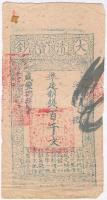 Kína / Csing-dinasztia 1858. 100.000C hamis? T:III-
China / Qing Dynasty 1858. 100.000 Cash fake? C...