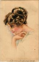 1915 Lady, Edward Gross Co., American Girl No. 56 s: Pearle Fidler LeMunyan (worn edge)