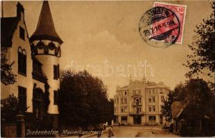 1910 Thionville, Diedenhofen; Maximilianstrasse / street. TCV card