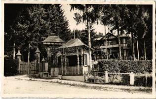 1943 Szováta, Szovátafürdő, Sovata; Bernády villa, Székelykapu / Poarta secuiasca / villa, Székely gate, Transylvanian folklore