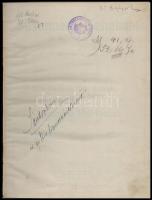 cca 1910-1930 Ermanno Wolf-Ferrari: Susannens Geheimnis. (Susanne titka.) Német nyelvű kotta. Leipzi...