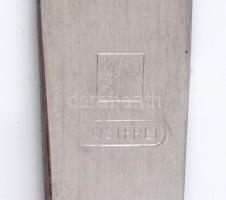 Német ezüstözött alpakka 12 személyes készlet, jelzett, 4×12 db+ 2 db merő kanál, összesen: 50 db