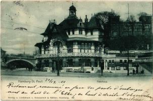 1901 Hamburg, St. Pauli, Fahrhaus / ferry house (EK)