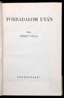 Szekfű Gyula: Forradalom után. Budapest, é.n (1947), Cserépfalvi. Kiadói félvászon kötés, kissé szak...