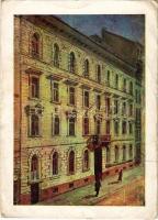 Budapest VI. Péterfy Sándor Leányotthon. Hegedűs Sándor utca 15. (mai Szófia utca) (szakadás / tear)