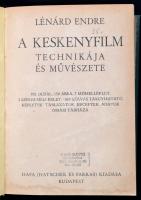 Lénárd Endre: A keskenyfilm technikája és művészete. Budapest, cca. 1942. Hatschek és Farkas (HAFA) Félvászon kötésben 551p.