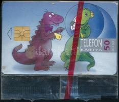 1993-1994 Coca-Cola Light és "Dinós" 50 egységes, bontatlan telefonkártyák