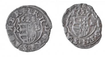 1627K-B Denár Ag "II. Ferdinánd" (0,43g) + 1628K-B Denár Ag "II. Ferdinánd" (0,5...
