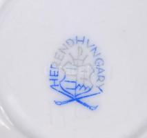 Herendi Viktória mintás tálka, kézzel festett, kopott, m:3 cm, d:8 cm