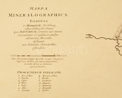 1725 A Kárpát-medence és a Dinári-hegység bányáinak térképe. Marsigli, Luigi Ferdinando (1658-1730):...