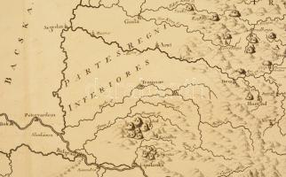 1725 A Kárpát-medence és a Dinári-hegység bányáinak térképe. Marsigli, Luigi Ferdinando (1658-1730):...