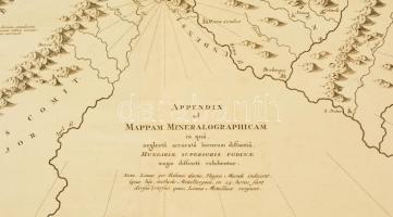 1726 Hungariae superioris Fodinae magis distincte exhibentur / Felsőmagyaroroszág bányáinak térképe....