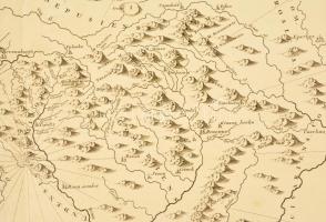 1726 Hungariae superioris Fodinae magis distincte exhibentur / Felsőmagyaroroszág bányáinak térképe....