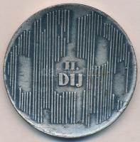 1967. "66. Országos Mezőgazdasági Kiállítás és Vásár / II. díj" ezüstözöttt díjérem (70mm)...