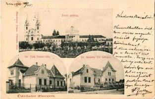1901 Zirc, Apátság, Dr. Tóth Endre villa, Dr. Kemény Pál lakháza. Mandausz János kiadása (EB)