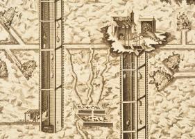 1726 Herrengrund  - Úrvölgy bányái, tárnák szerint, jelmagyarázattal. Marsigli, Luigi Ferdinando (16...