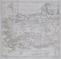 cca 1750 Karte von Klein Asien - Kis-Ázsia térképe. Rézmetszet. 29x39 cm / Engraved map of Little-Asia