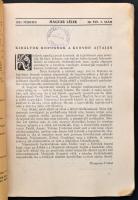 1934-1943 Magyar Lélek folyóirat  4 száma (V. évf. 10. sz. 1943. okt., III. évf. 1.,3.,5. sz. 1941. ...