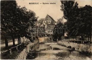 1909 Miskolc, Szinva részlet. Fodor Zoltán kiadása (EK)