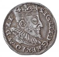 Lengyel Királyság / Litvánia 1593. 3Gr Ag "III. Zsigmond" Vilnius (2,35g) T:1-,2 Poland / Lithuania 1593. 3 Grossus Ag "Sigismund III" Vilnius (2,35g) C:AU,XF Kopicki 3521.