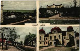 1927 Gács, Halic; vár, utca. Maria Pittlikova 1926. / castle, streets