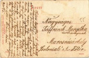 Szilágysomlyó, Simleu Silvaniei; Bem tér, templom, piac, Szentháromság szobor. W.L. (?) 2310. Ifj. W...