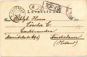 1901 Sopron, Kis tómalom. L. Kummert No. 160. (Rb)