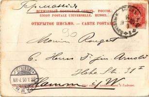 1905 Moscow, Moscou; Porte Sainte, Reine des cloches, Ivan Velikoi au Kremlin / Spasskaya Tower, Tsa...