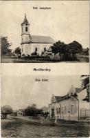 1920 Mezőberény, Református templom, Dús üzlet. Kiadja Baltha János (r)