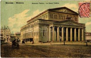 1910 Moscow, Moscou; Le Grand Théatre / theatre. TCV card