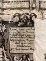 1596 Cusco urbs nobilissima & opule[n]tissima Peruani regni in occide[n]tali parte sita, Peru, C...