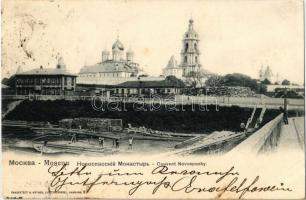 1903 Moscow, Moscou; Couvent Novospasky / Novospassky Monastery, construction site