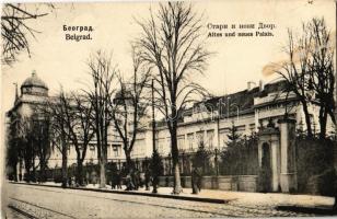 1914 Beograd, Belgrád, Belgrade; Altes und neues Palais / old and new palace (gluemark)