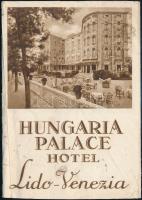 cca 1920 Venezia-Lido fényképes hotelreklám (Hôtel Villa Urania, stb.)