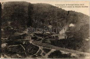 Campagne dOrient 1914-1917, Mines de Cuivre dans la Haute-Serbie / WWI French military, Eastern campaign, copper mines in North Serbia