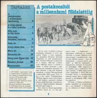 1981 Észak-déli metró, képes-térképes ismertető prospektus, tűzött papírkötésben