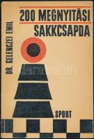 Dr. Gelenczei Emil: 200 megnyitási sakkcsapda. Bp., 1967, Sport. Harmadik, javított és bővített kiadás. Kiadói papírkötés.