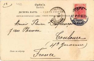 1901 Dvoboj / duel, Serbian warriors, folklore (fl)