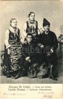 1905 Serbische Nationaltracht / Seriban folk costumes, folklore