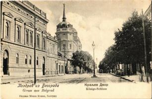 Beograd, Belgrád, Belgrade; Königs-Schloss / royal palace