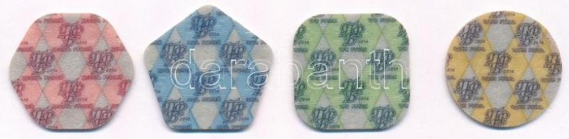 Transznisztria 2014. 1R + 3R + 5R + 10R T:1
Transnistria 2014. 1 Ruble + 3 Rublei + 5 Rublei + 10 R...