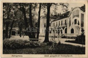 1915 Nyíregyháza, Sóstó gyógyfürdő, Vendéglőpark (EK)
