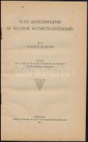 Lukács Aladár: Első segélynyújtás az állatok megbetegedéseinél. Bp., 1920, Pátria. Papírkötésben, jó...