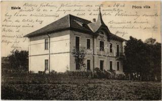 1923 Hévíz, Pócza villa. Kiadja Mérei Ignác