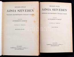 Sven Hedin: Ázsia szívében I-II. kötet. Tízezer kilométernyi úttalan utazás. Fordította: Dr. Thirrin...