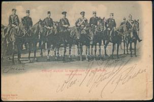 Oficeri streini la manovrele de la Roman 1898 Octombre / Foreign military officers at Roman maneuvers (r)