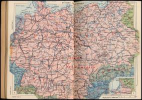 JRO Taschenatlas. Szerk.: Thiele, R. A. München, 1941, JRO-Verlag. Kicsit kopott papírkötésben, jó á...