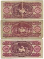 1949. 100Ft (3x) T:III- 
Adamo F28